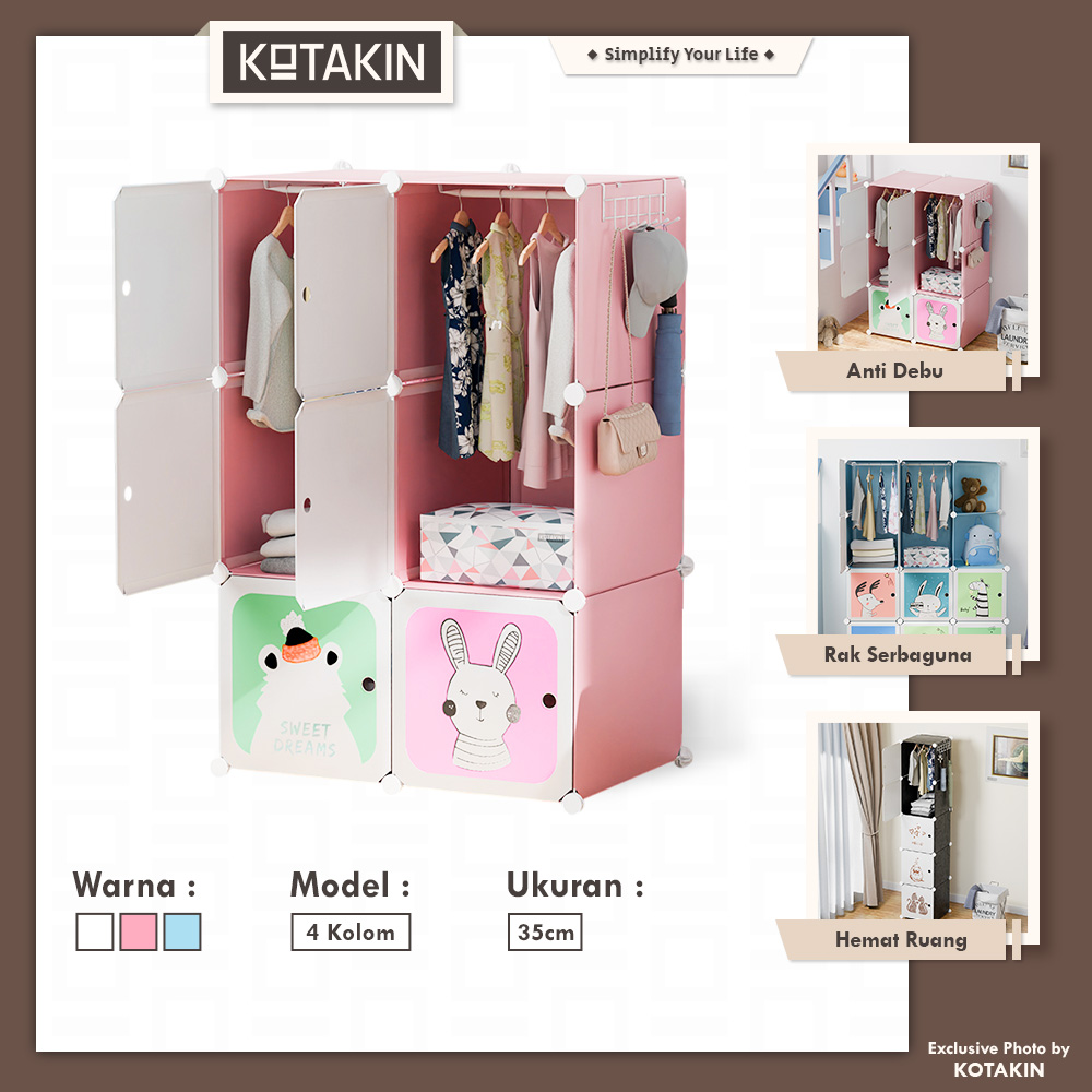 Lemari Baju Portable